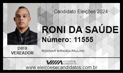 Candidato RONI DA SAÚDE 2024 - MATOZINHOS - Eleições