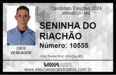 Candidato SENINHA DO RIACHÃO 2024 - MIRABELA - Eleições