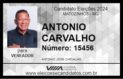 Candidato ANTONIO CARVALHO 2024 - MATOZINHOS - Eleições