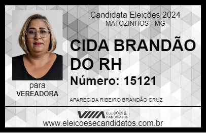 Candidato CIDA BRANDÃO DO RH 2024 - MATOZINHOS - Eleições