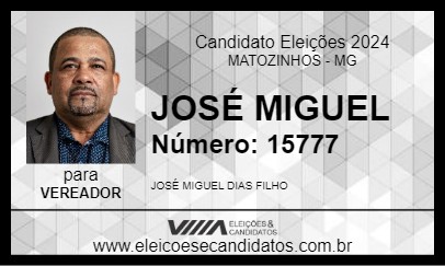 Candidato JOSÉ MIGUEL 2024 - MATOZINHOS - Eleições