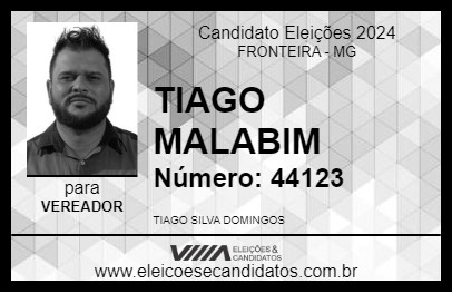 Candidato TIAGO MALABIM 2024 - FRONTEIRA - Eleições