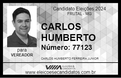 Candidato CARLOS HUMBERTO 2024 - FRUTAL - Eleições