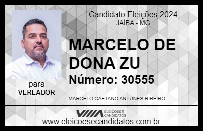 Candidato MARCELO DE DONA ZU 2024 - JAÍBA - Eleições