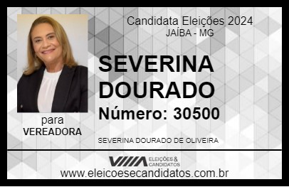 Candidato SEVERINA DOURADO 2024 - JAÍBA - Eleições