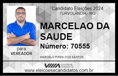 Candidato MARCELAO DA SAUDE 2024 - TURVOLÂNDIA - Eleições