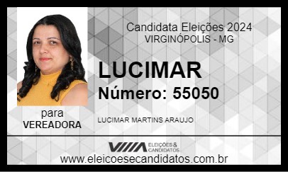 Candidato LUCIMAR 2024 - VIRGINÓPOLIS - Eleições