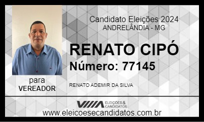 Candidato RENATO CIPÓ 2024 - ANDRELÂNDIA - Eleições