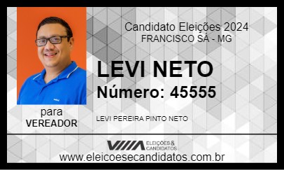 Candidato LEVI NETO 2024 - FRANCISCO SÁ - Eleições