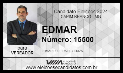 Candidato EDMAR 2024 - CAPIM BRANCO - Eleições