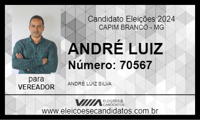 Candidato ANDRÉ LUIZ 2024 - CAPIM BRANCO - Eleições