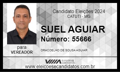 Candidato SUEL AGUIAR 2024 - CATUTI - Eleições