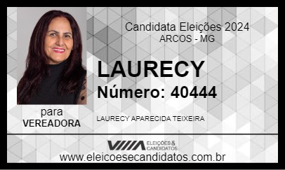 Candidato LAURECY 2024 - ARCOS - Eleições