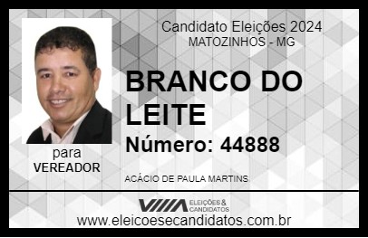 Candidato BRANCO DO LEITE 2024 - MATOZINHOS - Eleições