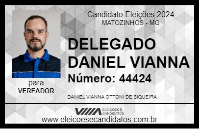 Candidato DELEGADO DANIEL VIANNA 2024 - MATOZINHOS - Eleições