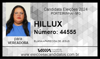 Candidato HILLUX 2024 - PORTEIRINHA - Eleições