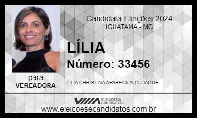 Candidato LÍLIA 2024 - IGUATAMA - Eleições