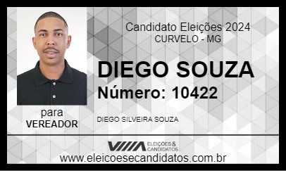 Candidato DIEGO SOUZA 2024 - CURVELO - Eleições