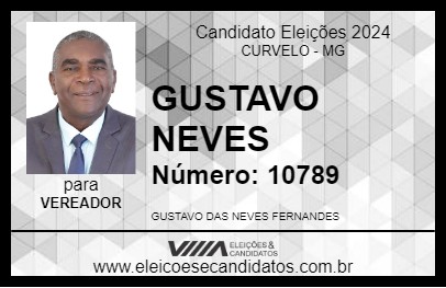 Candidato GUSTAVO NEVES 2024 - CURVELO - Eleições