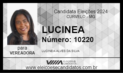 Candidato LUCINEA 2024 - CURVELO - Eleições