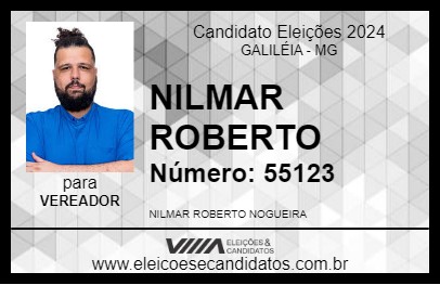 Candidato NILMAR ROBERTO 2024 - GALILÉIA - Eleições