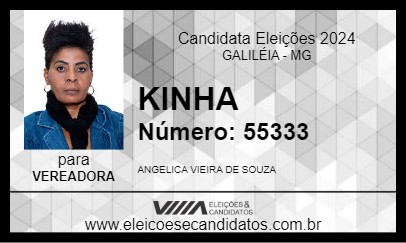 Candidato KINHA 2024 - GALILÉIA - Eleições