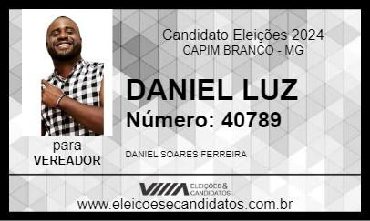 Candidato DANIEL LUZ 2024 - CAPIM BRANCO - Eleições