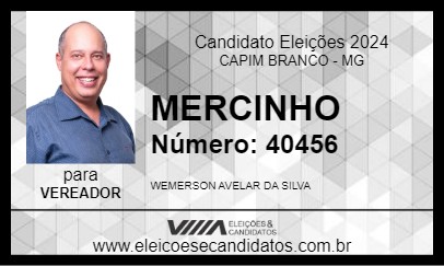 Candidato MERCINHO 2024 - CAPIM BRANCO - Eleições