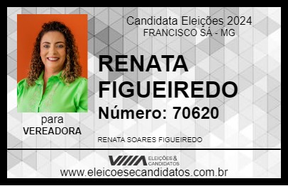 Candidato RENATA FIGUEIREDO 2024 - FRANCISCO SÁ - Eleições