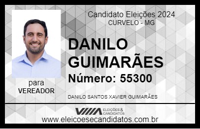 Candidato DANILO GUIMARÃES 2024 - CURVELO - Eleições