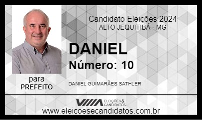 Candidato DANIEL 2024 - ALTO JEQUITIBÁ - Eleições