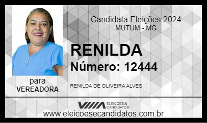 Candidato RENILDA 2024 - MUTUM - Eleições