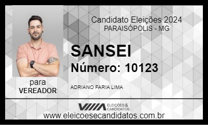 Candidato SANSEI 2024 - PARAISÓPOLIS - Eleições