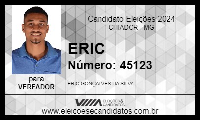 Candidato ERIC 2024 - CHIADOR - Eleições