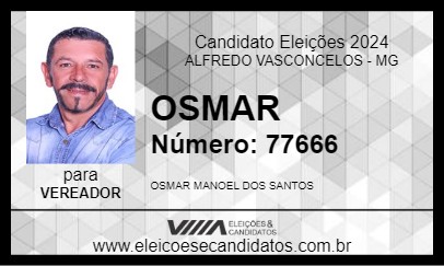 Candidato OSMAR 2024 - ALFREDO VASCONCELOS - Eleições