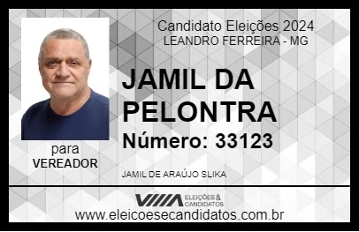 Candidato JAMIL DA PELONTRA 2024 - LEANDRO FERREIRA - Eleições