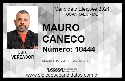 Candidato MAURO CANECO 2024 - GUANHÃES - Eleições