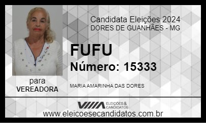 Candidato FUFU 2024 - DORES DE GUANHÃES - Eleições