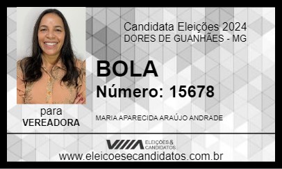 Candidato BOLA 2024 - DORES DE GUANHÃES - Eleições