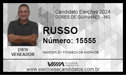 Candidato RUSSO 2024 - DORES DE GUANHÃES - Eleições