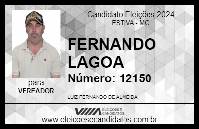 Candidato FERNANDO LAGOA 2024 - ESTIVA - Eleições