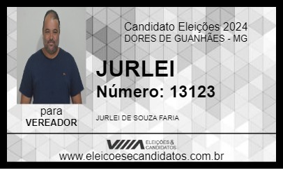 Candidato JURLEI 2024 - DORES DE GUANHÃES - Eleições