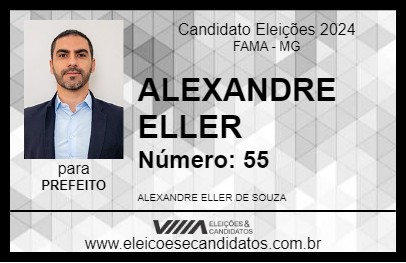 Candidato ALEXANDRE ELLER 2024 - FAMA - Eleições