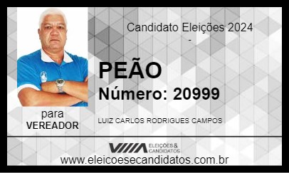 Candidato PEÃO 2024 - LEOPOLDINA - Eleições