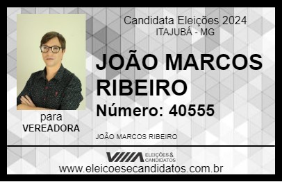 Candidato JOÃO MARCOS RIBEIRO 2024 - ITAJUBÁ - Eleições