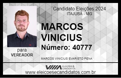 Candidato MARCOS VINICIUS 2024 - ITAJUBÁ - Eleições