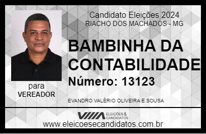 Candidato BAMBINHA DA CONTABILIDADE 2024 - RIACHO DOS MACHADOS - Eleições