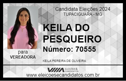 Candidato KEILA DO PESQUEIRO 2024 - TUPACIGUARA - Eleições