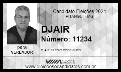 Candidato DJAIR 2024 - PITANGUI - Eleições