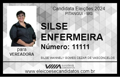 Candidato SILSE ENFERMEIRA 2024 - PITANGUI - Eleições